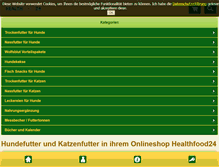 Tablet Screenshot of healthfood24.com